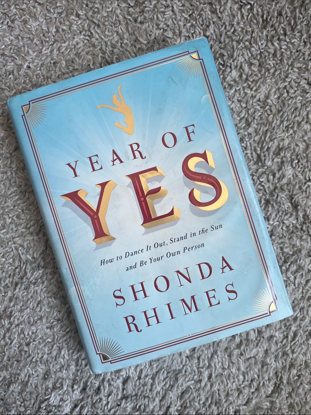 Year of Yes by Shonda Rhimes - Light Blue Hardcover